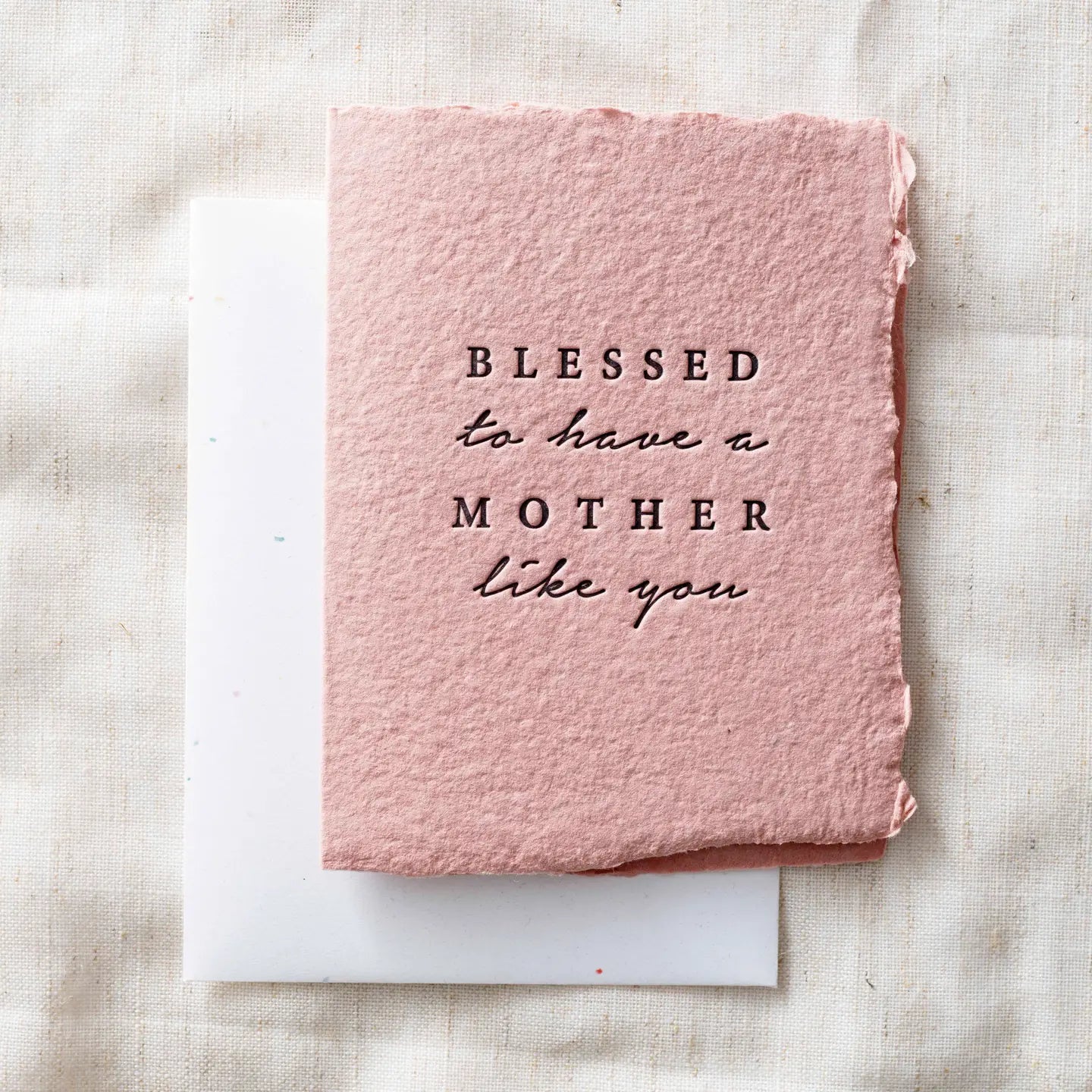 Blessed to have a mother like you- Greeting Card