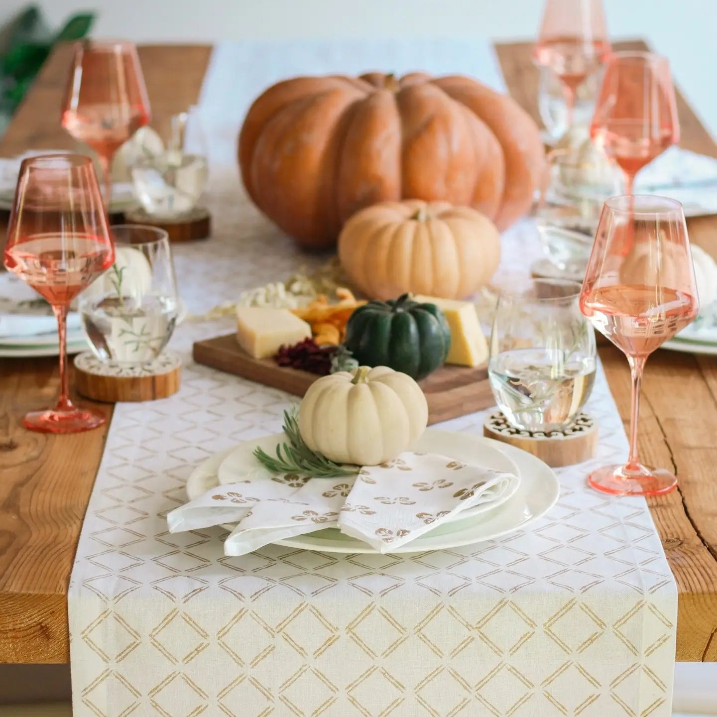 Block Print Table Runner- Assorted Patterns