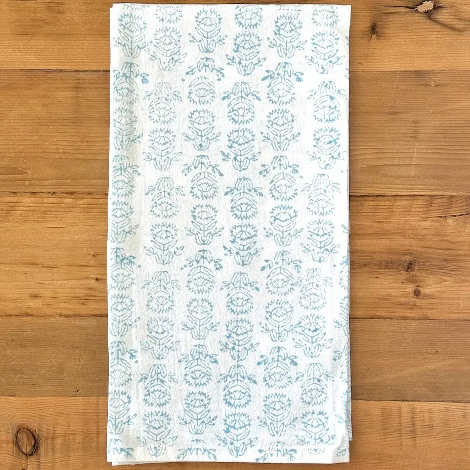 Block Print Tea Towel - Assorted Patterns