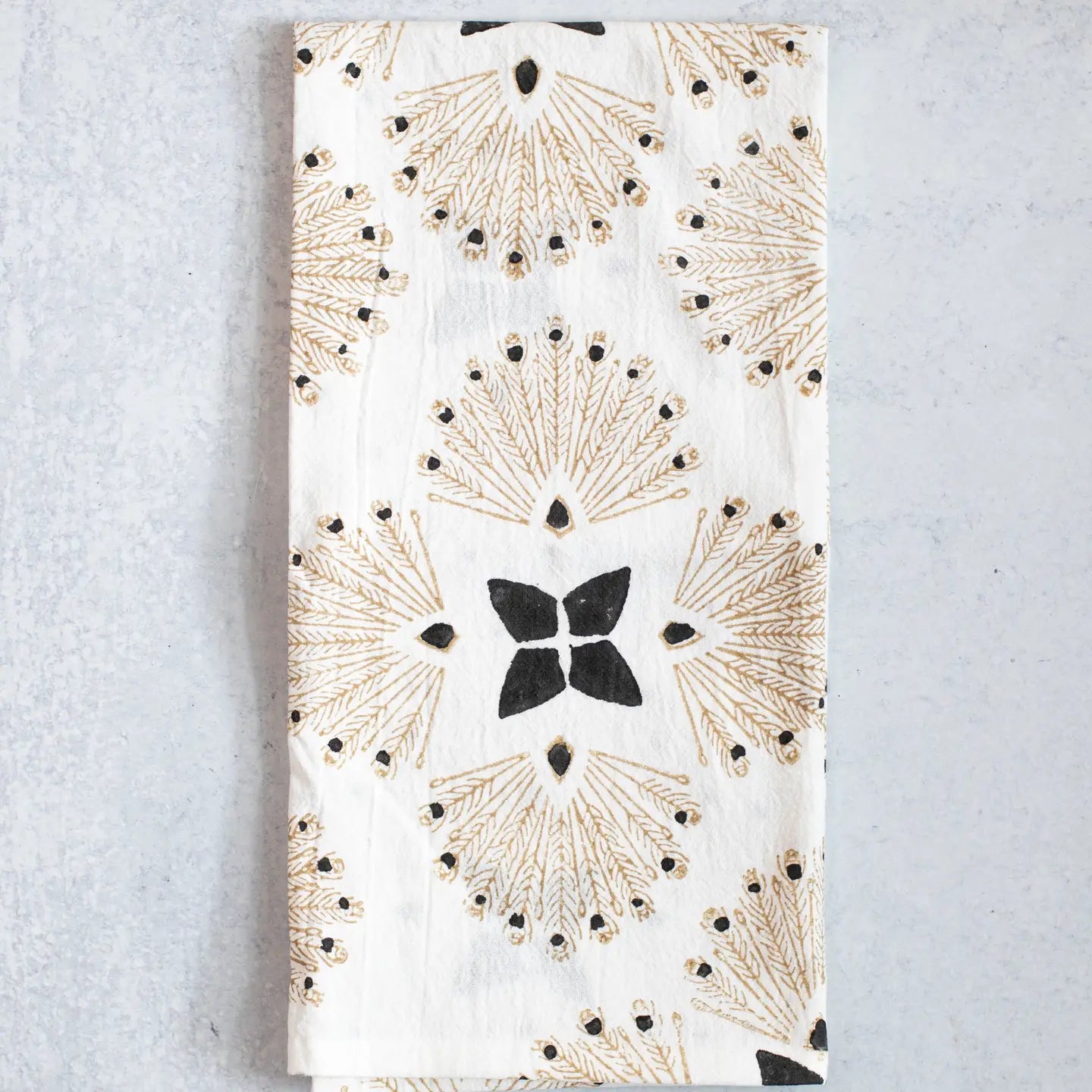 Block Print Tea Towel - Assorted Patterns