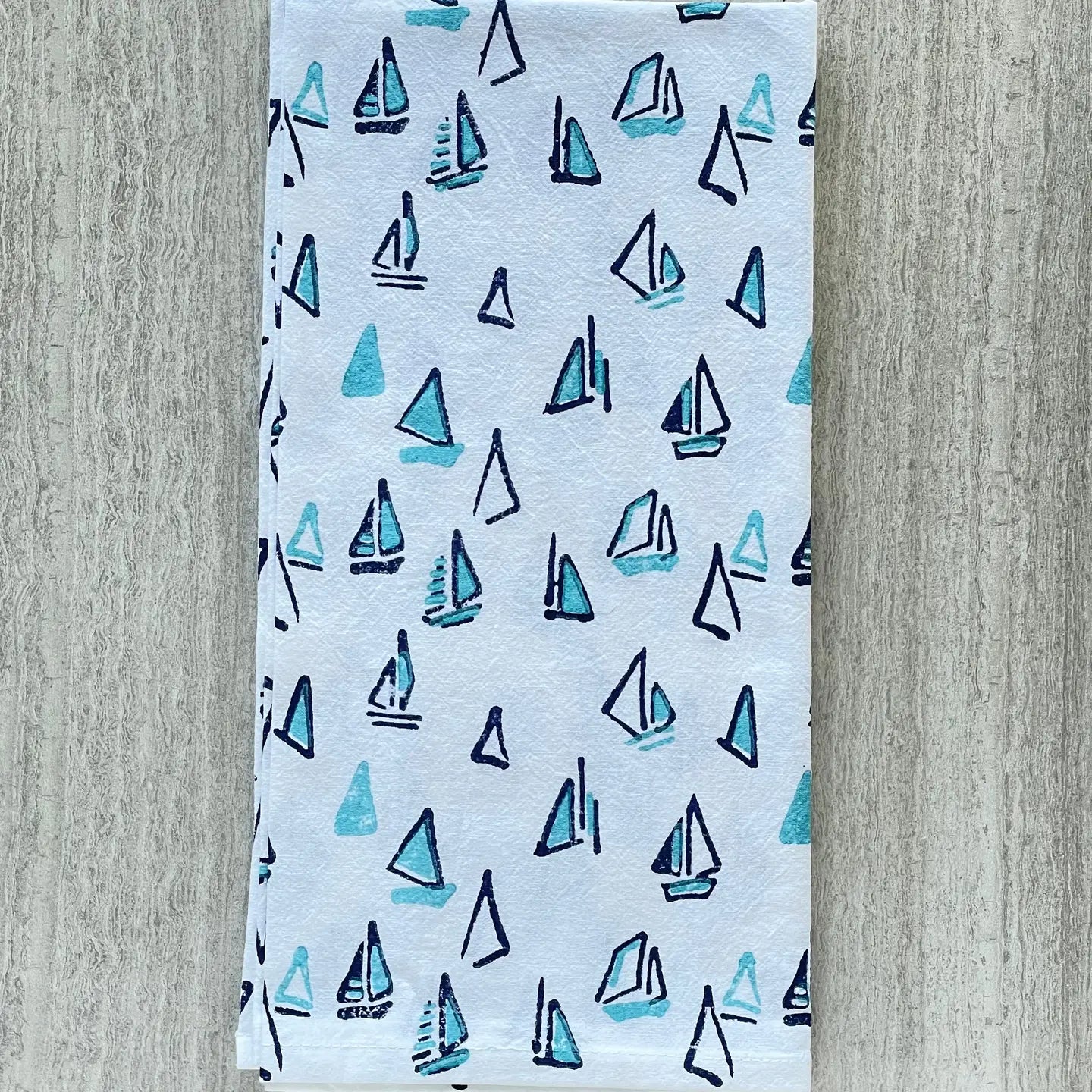 Block Printed Tea Towels- Assorted Styles