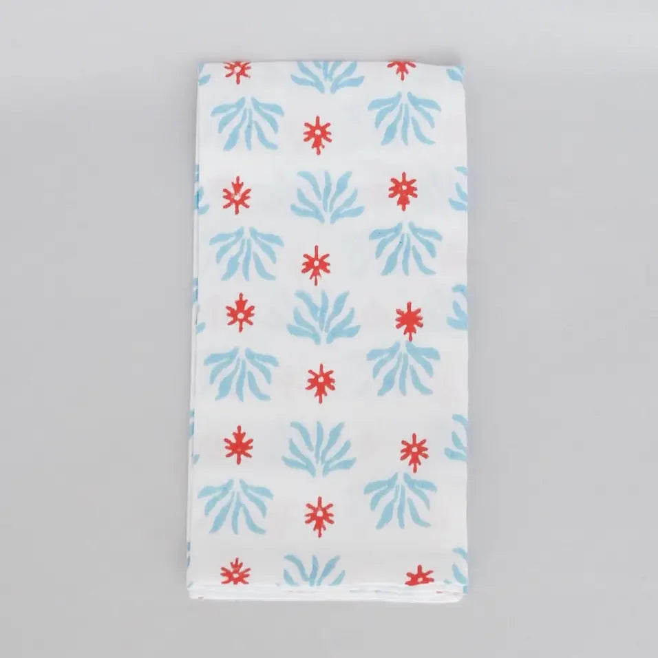 Block Printed Tea Towels- Assorted Styles