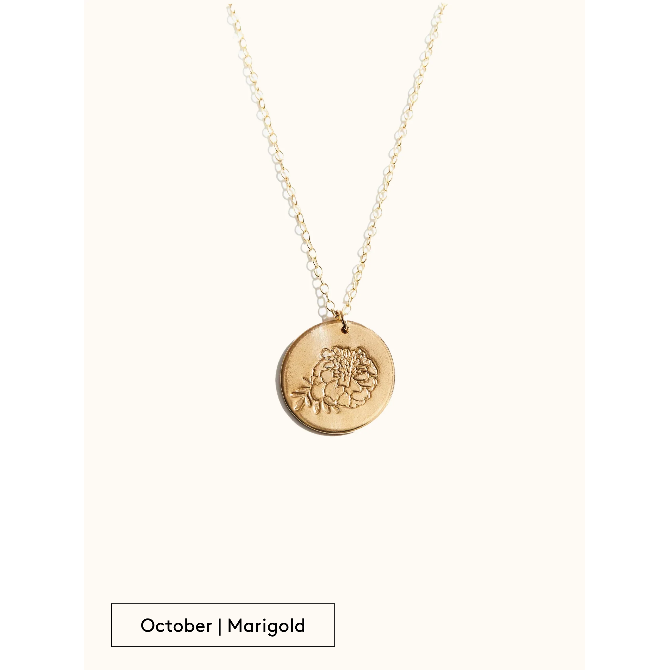 Bloom Birth Month Necklace