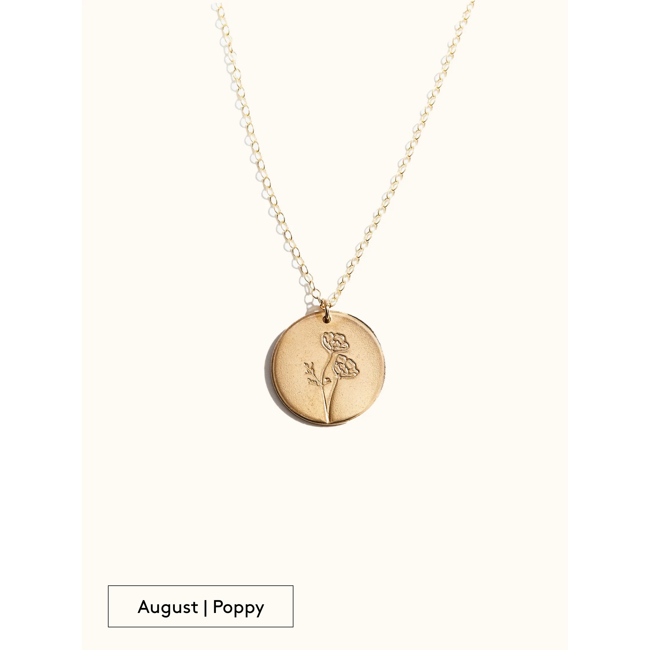 Bloom Birth Month Necklace