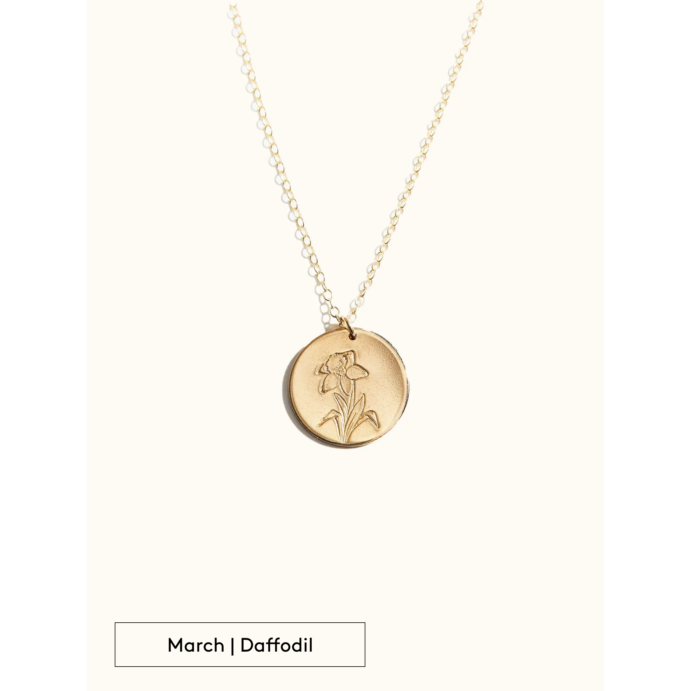 Bloom Birth Month Necklace- Assorted Months