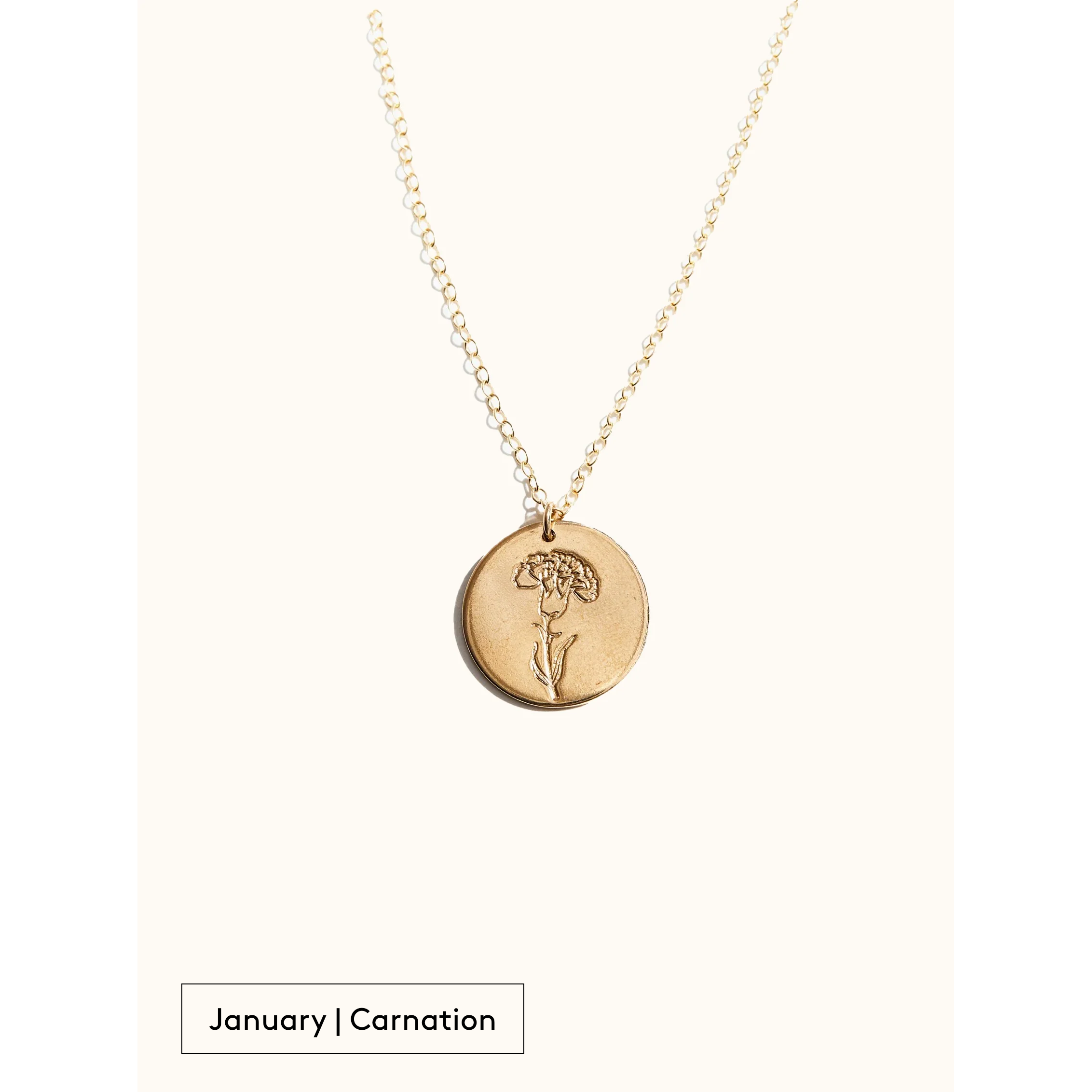 Bloom Birth Month Necklace- Assorted Months