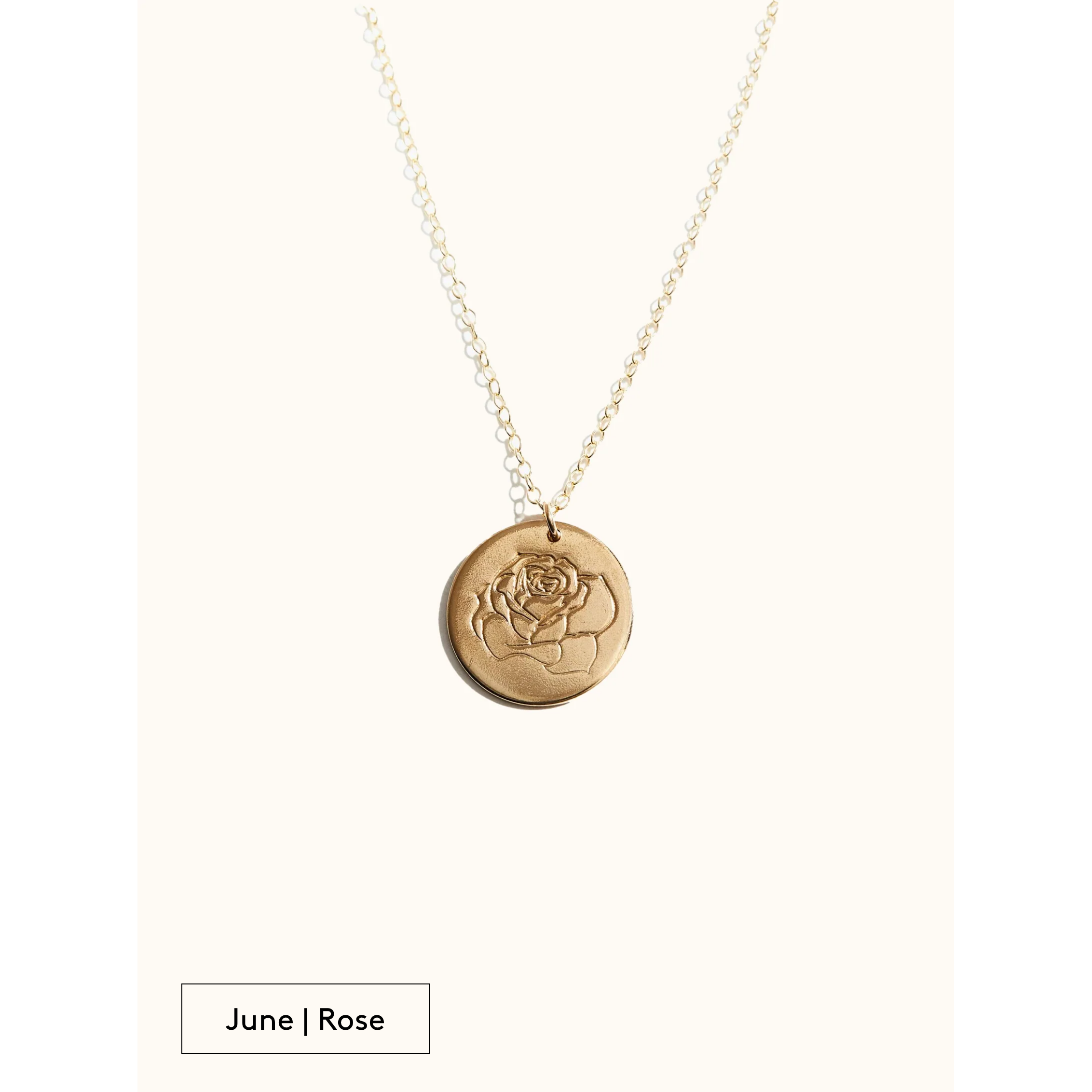Bloom Birth Month Necklace- Assorted Months