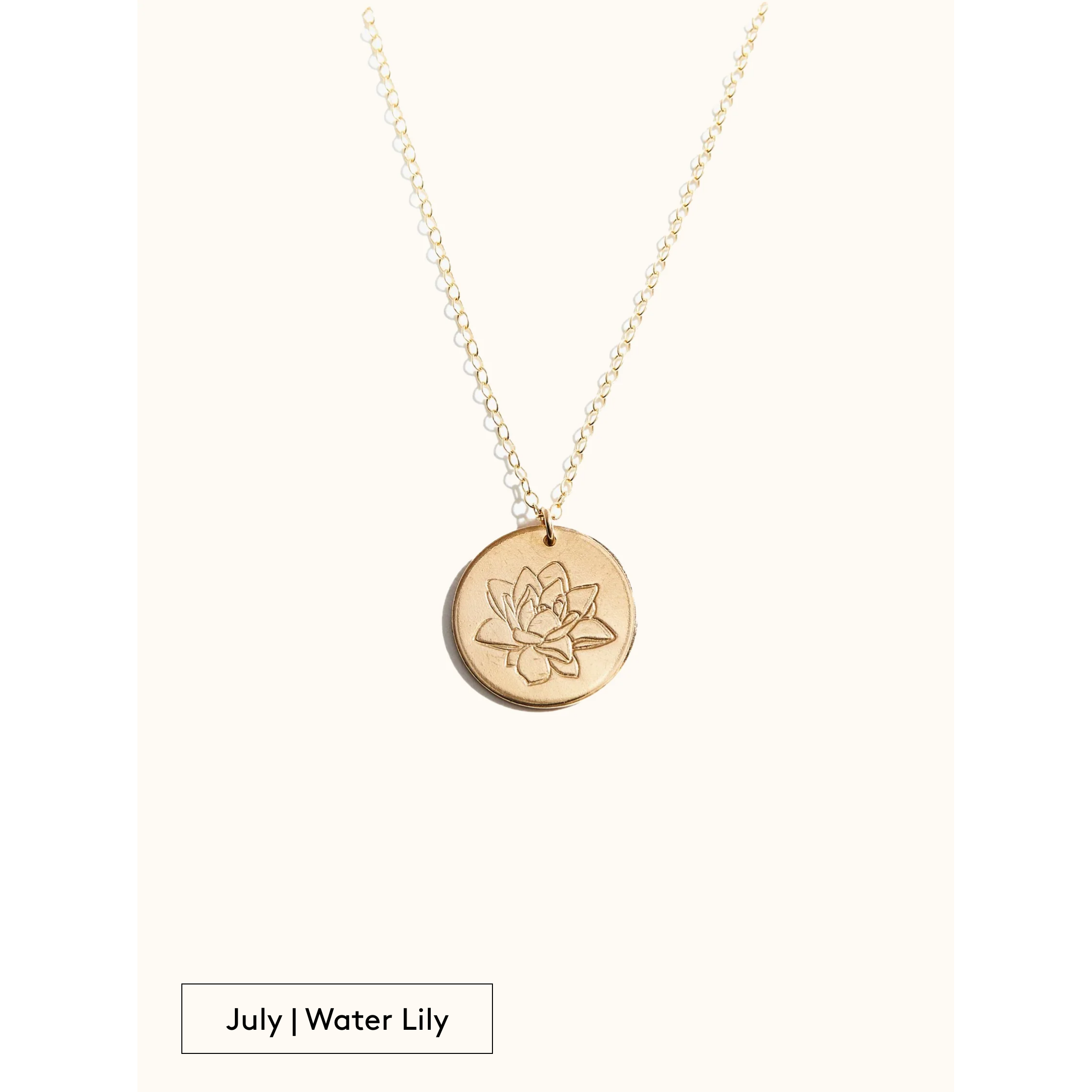 Bloom Birth Month Necklace- Assorted Months