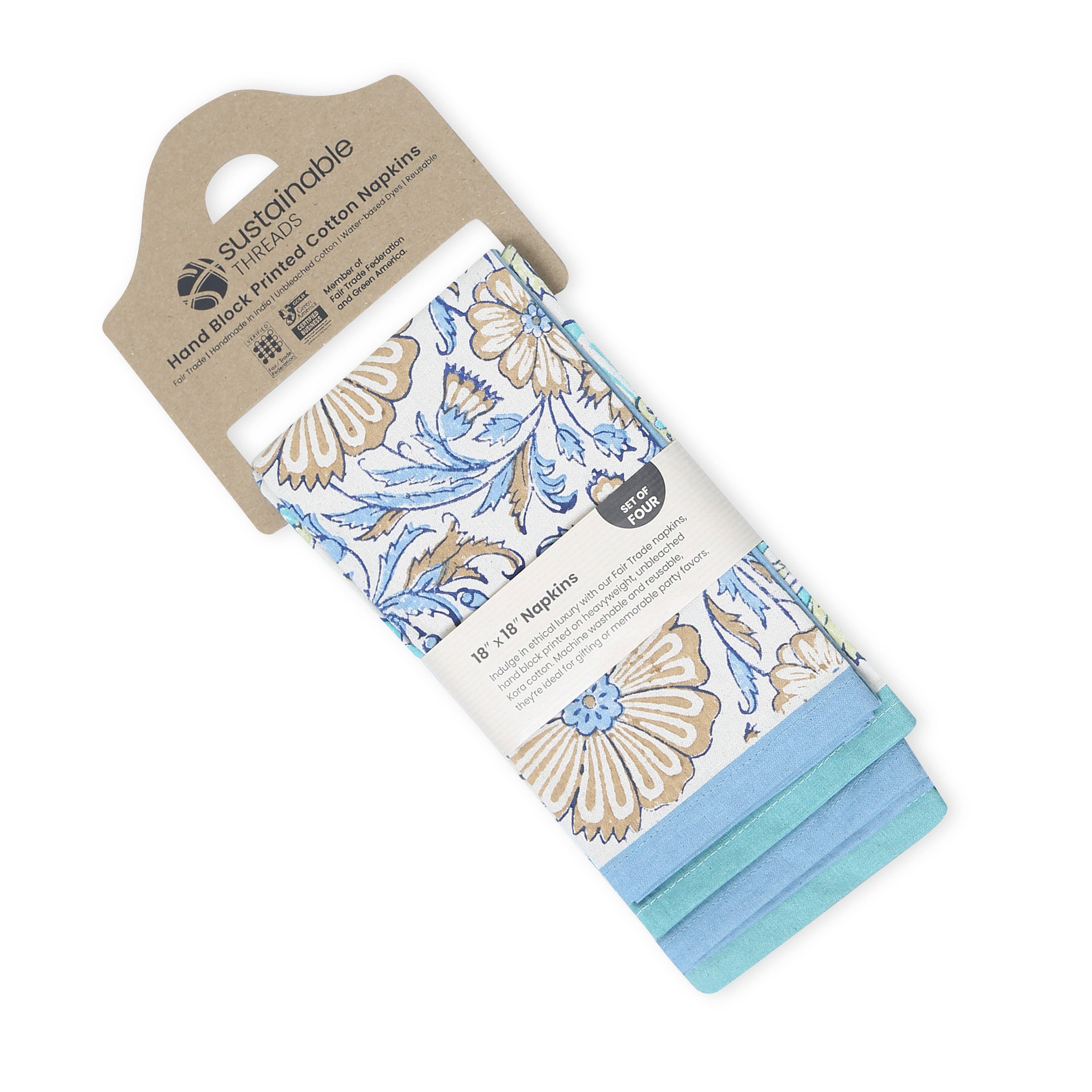 Bloom Waters Napkins- Set of 4