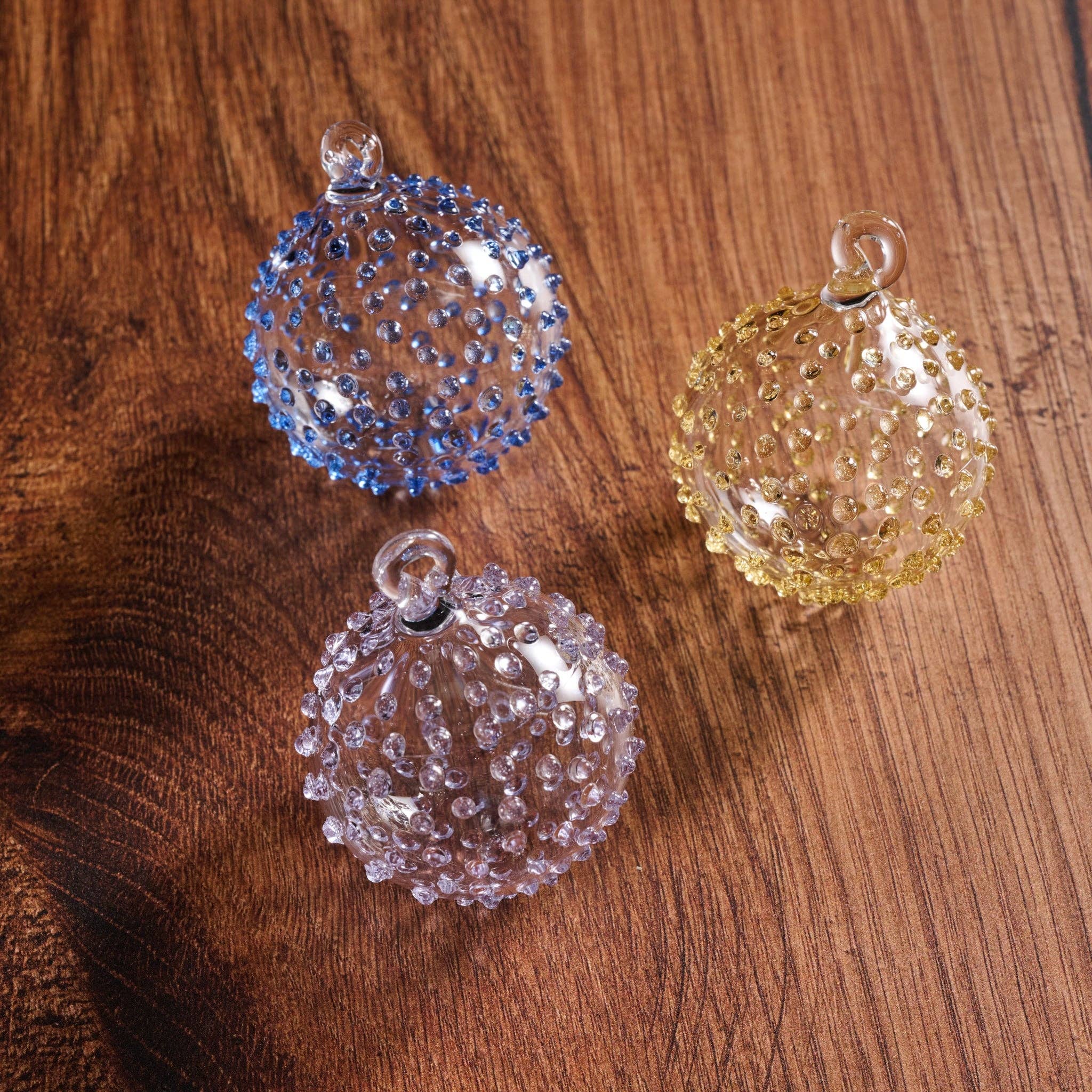 Blown Glass Ball Ornament - Assorted Colors- Sold Individually