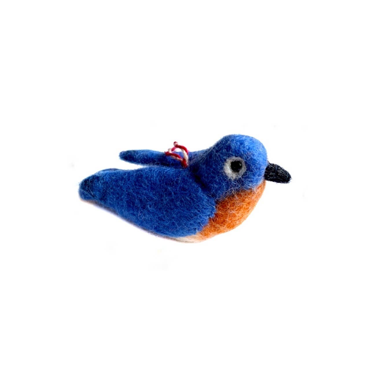 Blue Bird Felt Wool Ornament