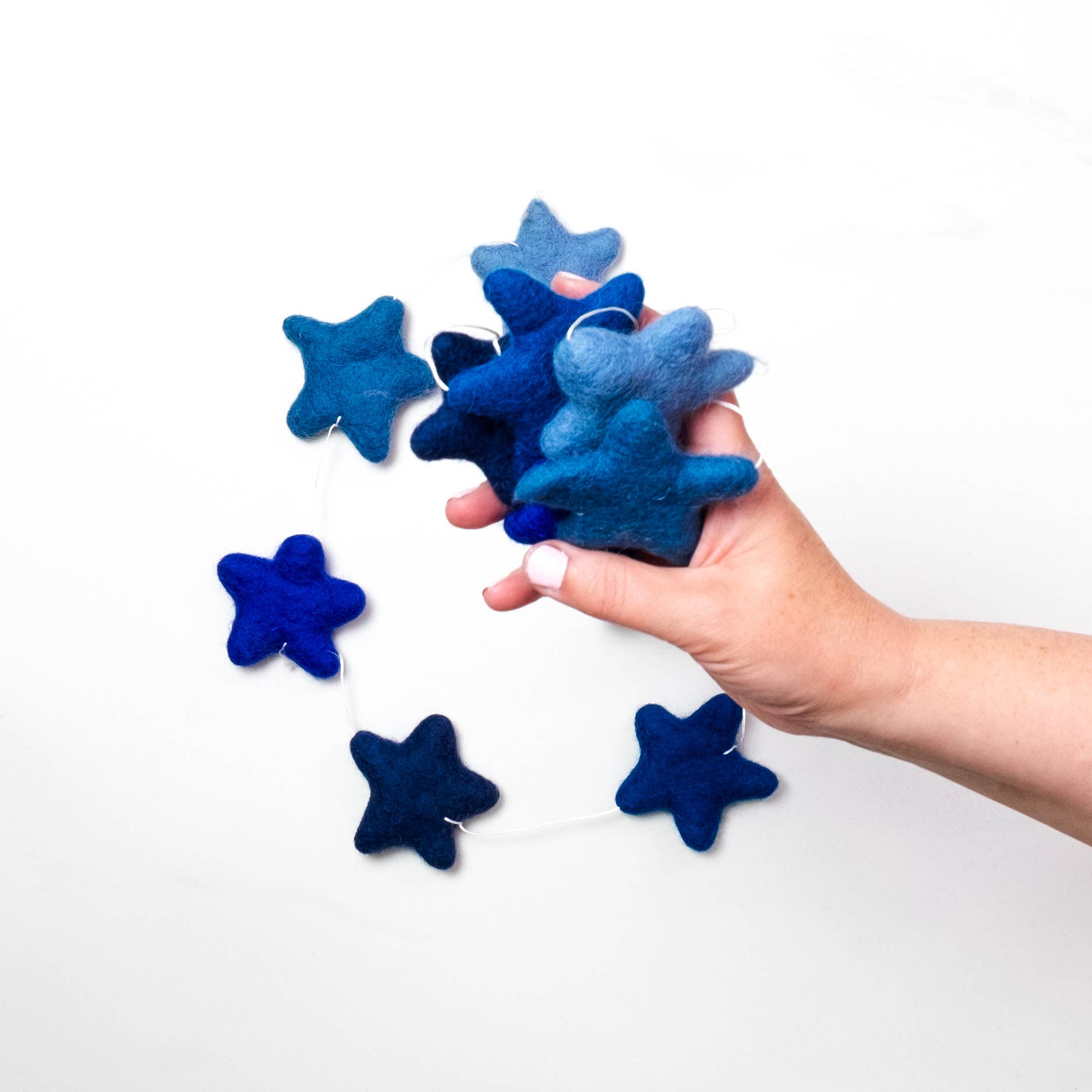 Blue Stars Garland
