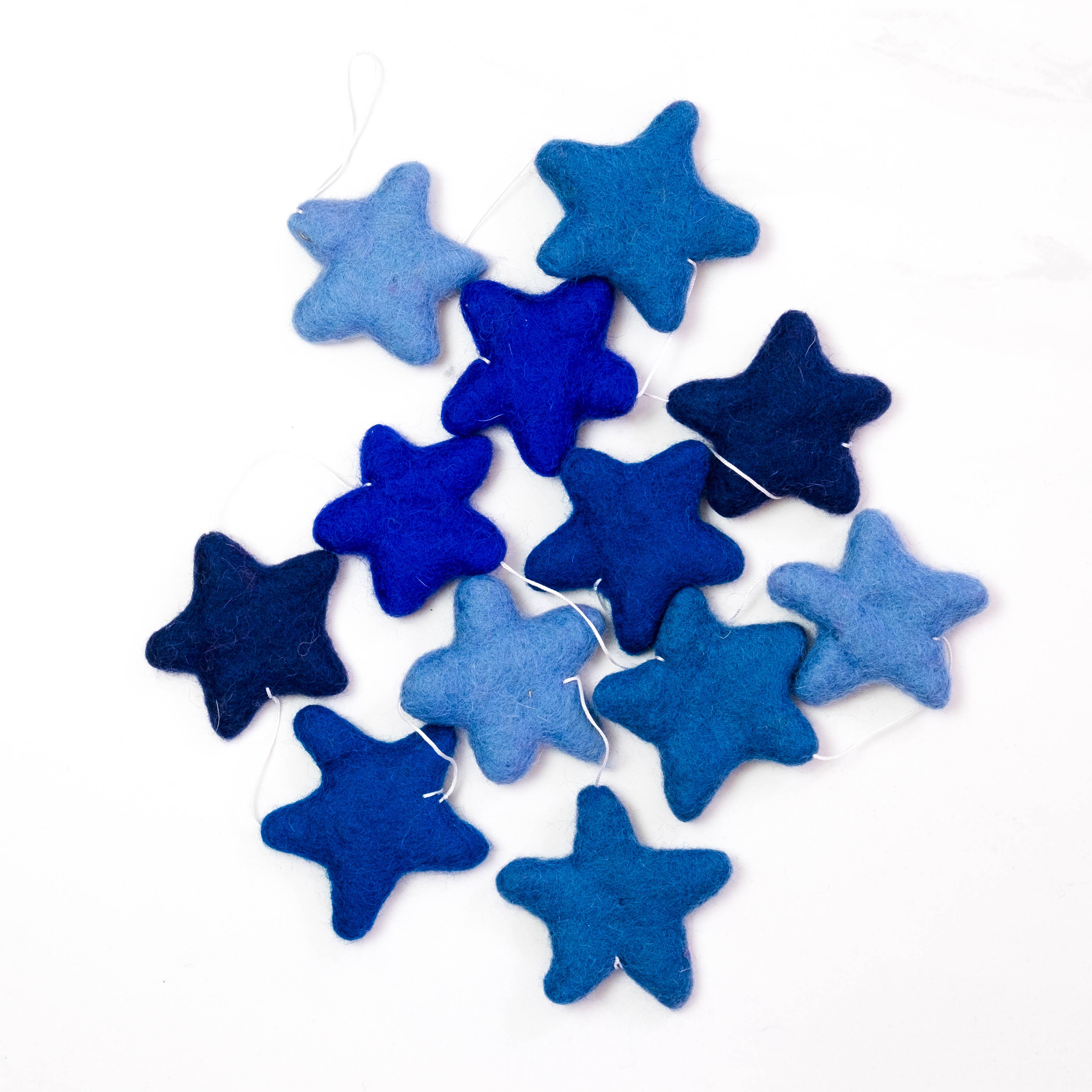 Blue Stars Garland