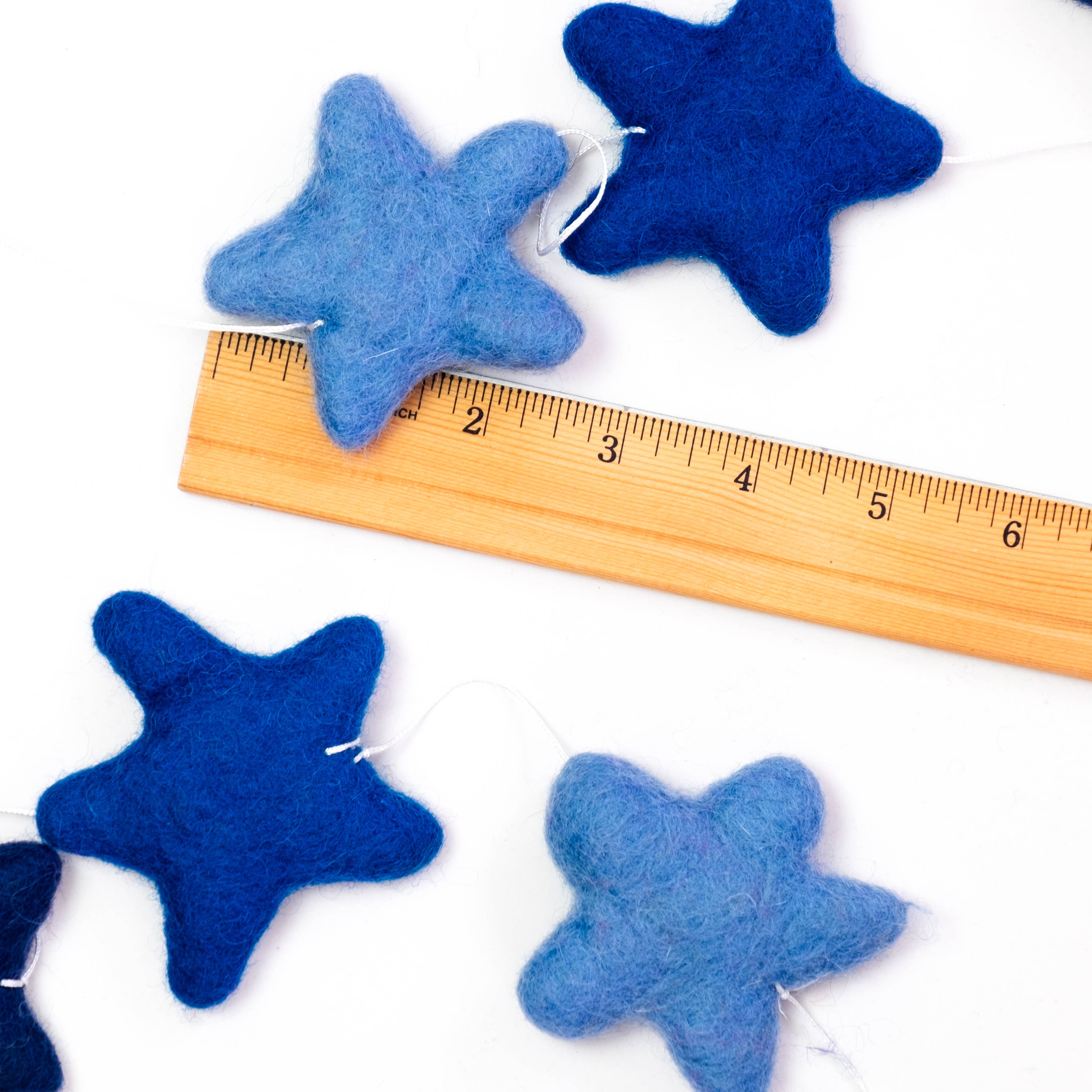 Blue Stars Garland