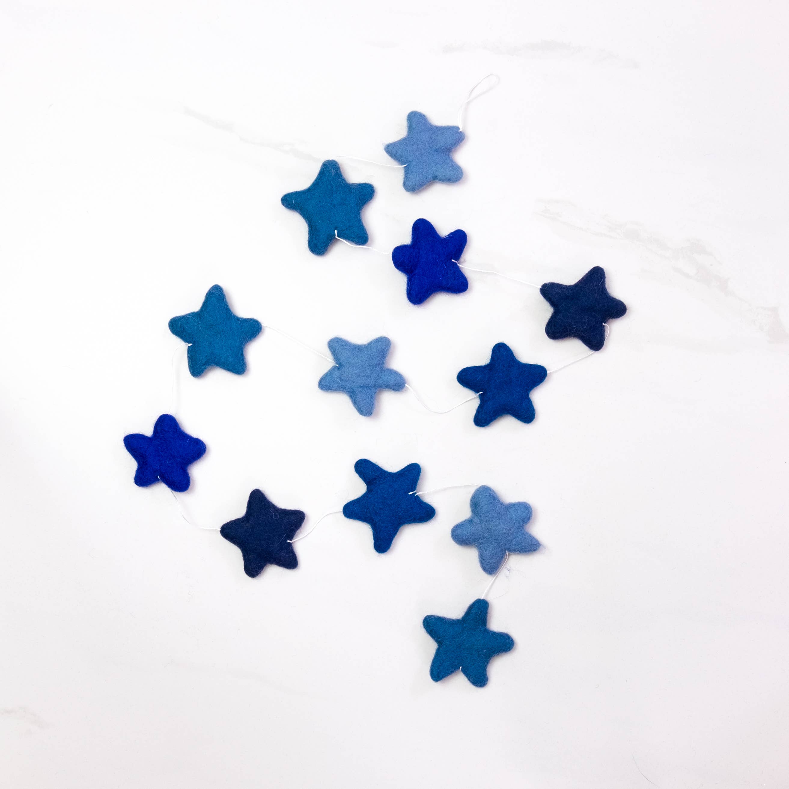 Blue Stars Garland
