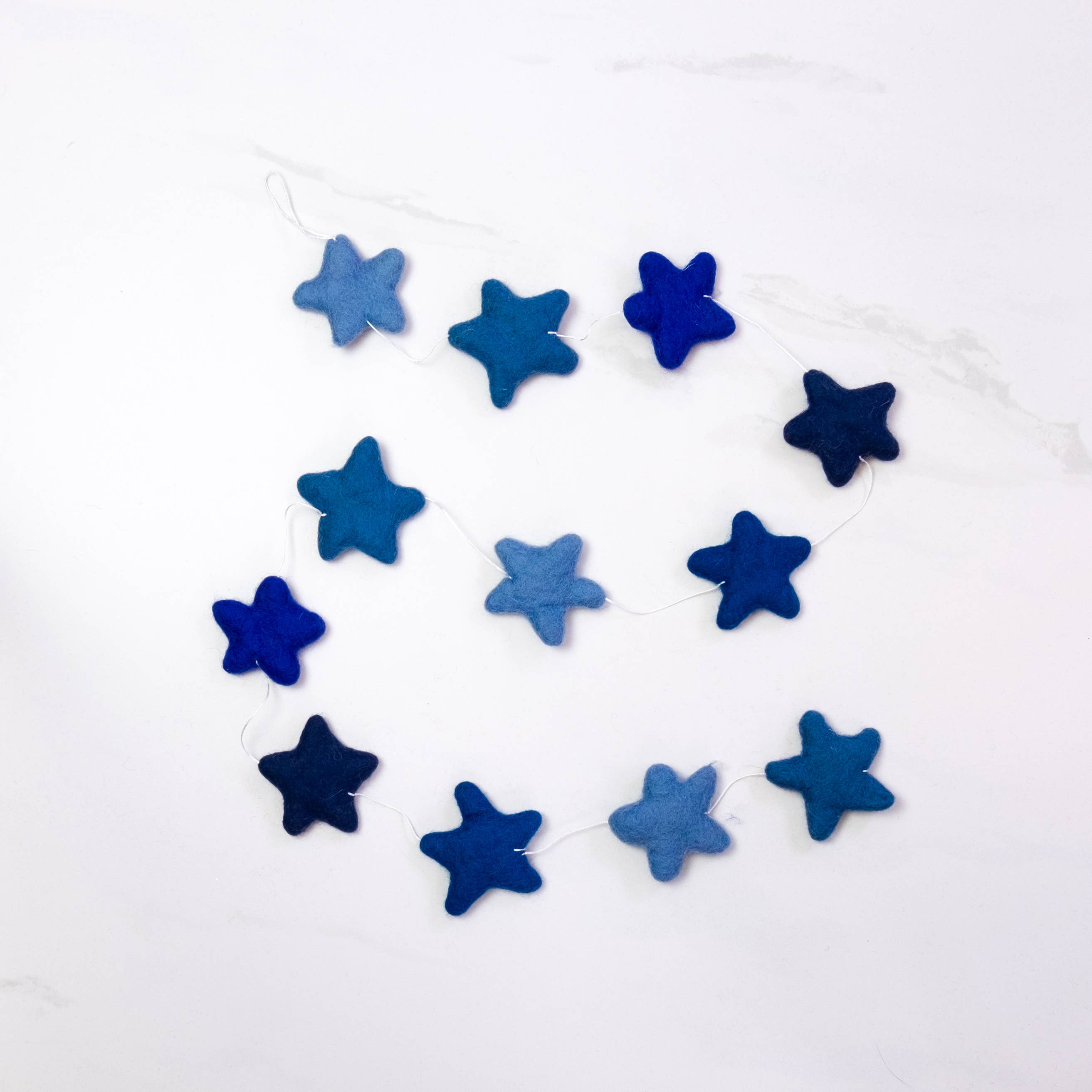 Blue Stars Garland