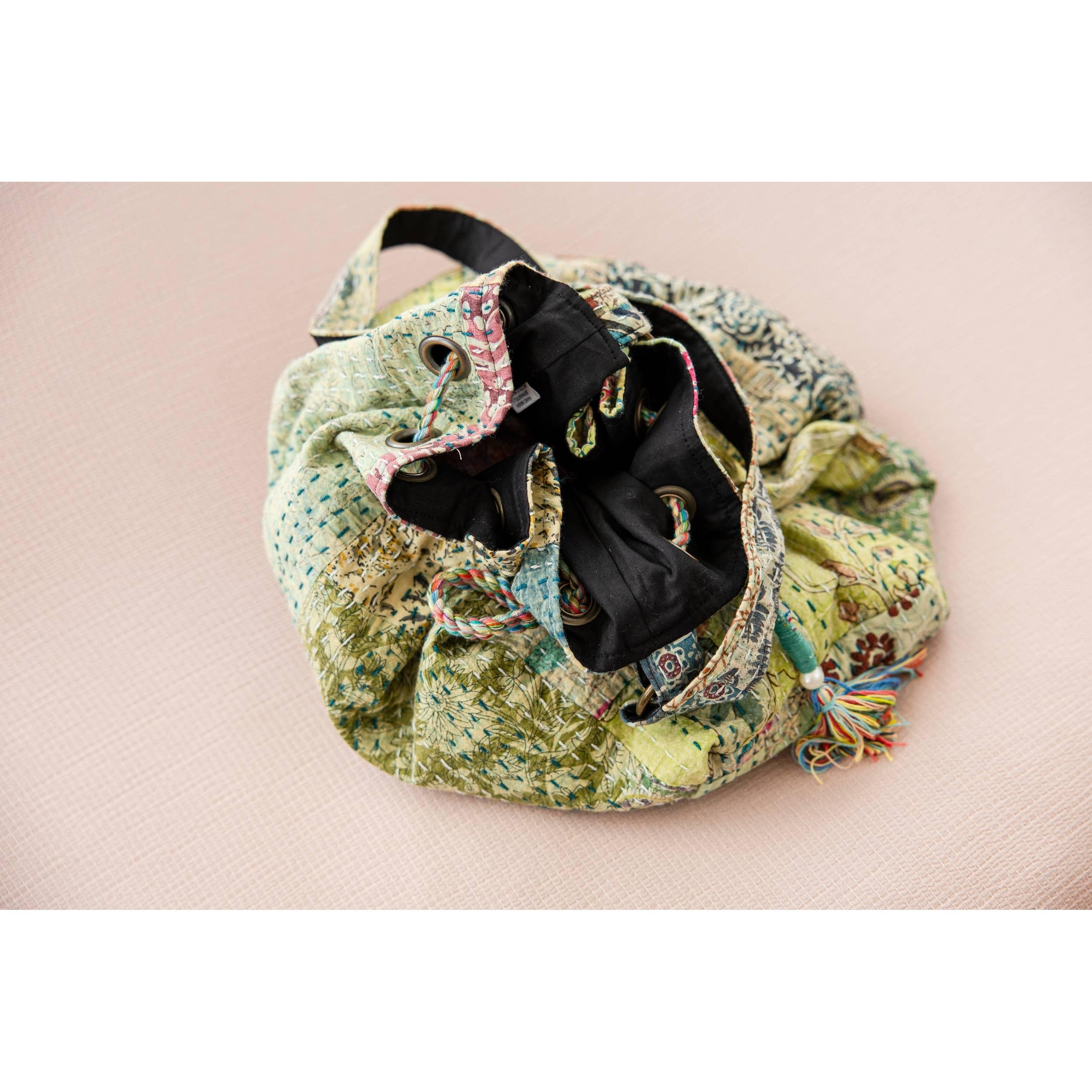 Boho Blooms Bag - Green