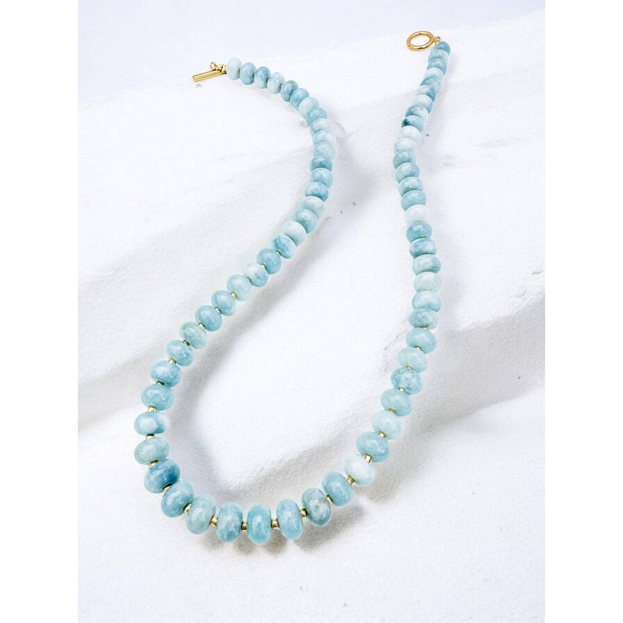 Bold Gemstone Beaded Necklace- Assorted Colors- Sold Individually