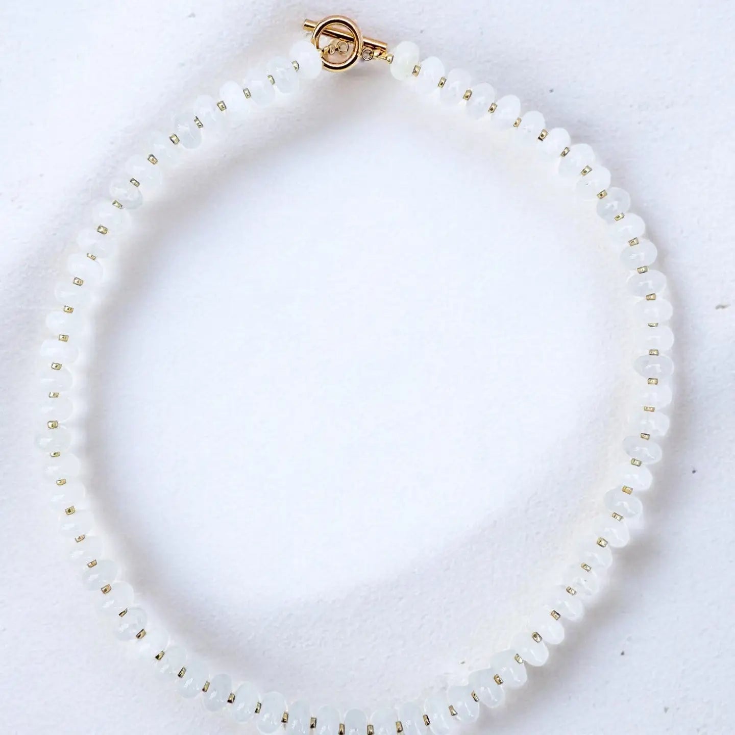 Bold Gemstone Beaded Necklace- Assorted Colors- Sold Individually