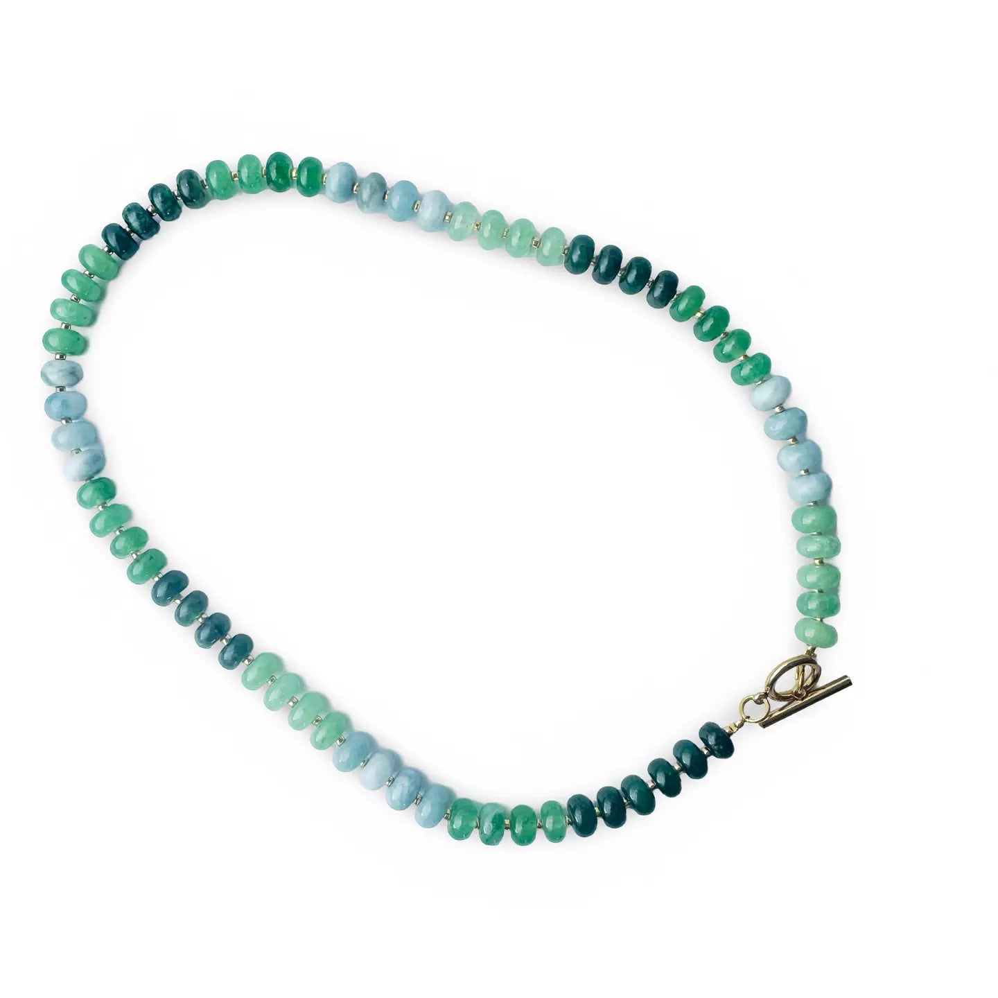 Bold Gemstone Beaded Necklace- Assorted Colors- Sold Individually
