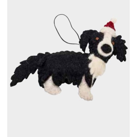 Border Collie Ornament- Sold Individually