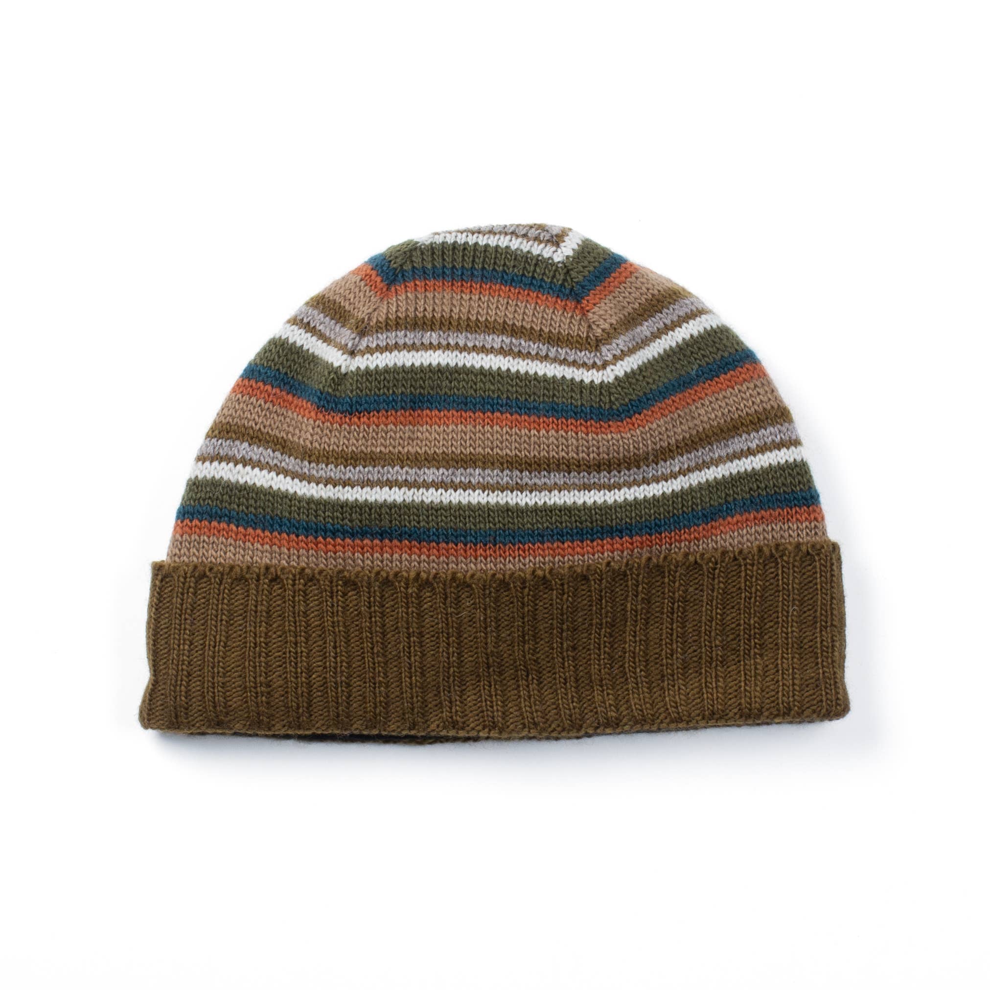 Boston Beanie – Striped Wool Knit Hat- Assorted Colors