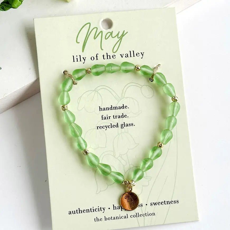 Botanical Collection Bracelet- Assorted Months- Sold Individually