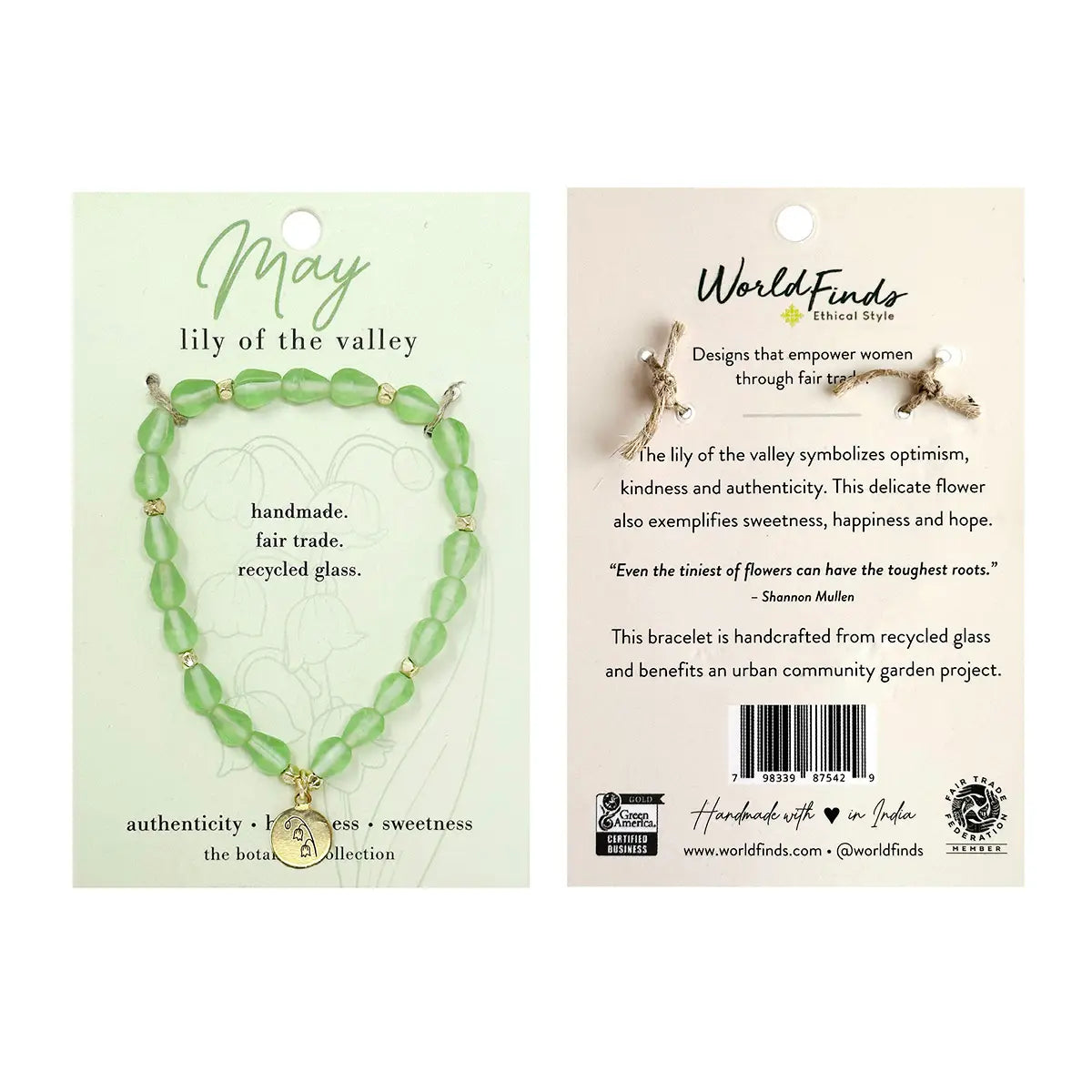 Botanical Collection Bracelet- Assorted Months- Sold Individually
