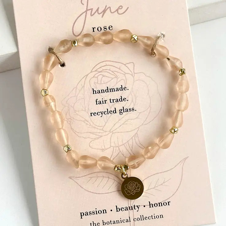 Botanical Collection Bracelet- Assorted Months- Sold Individually