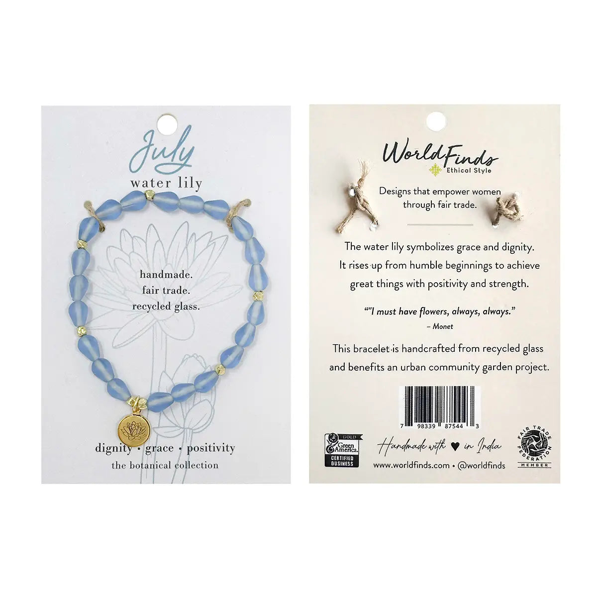 Botanical Collection Bracelet- Assorted Months- Sold Individually