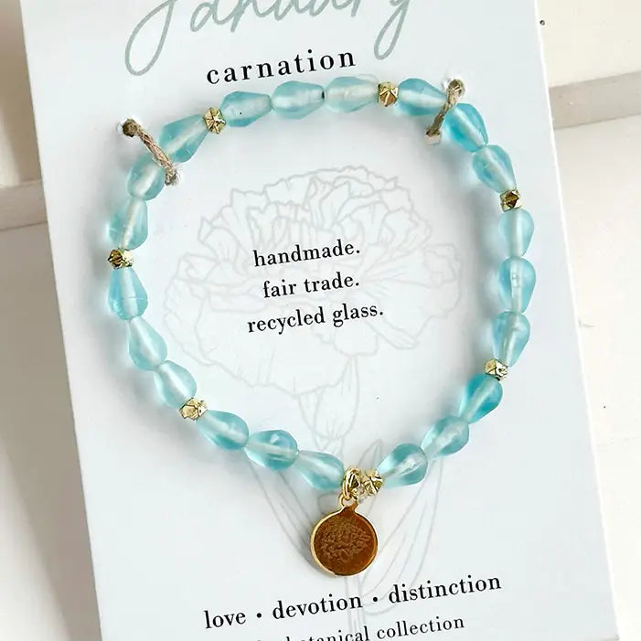 Botanical Collection Bracelet- Assorted Months- Sold Individually