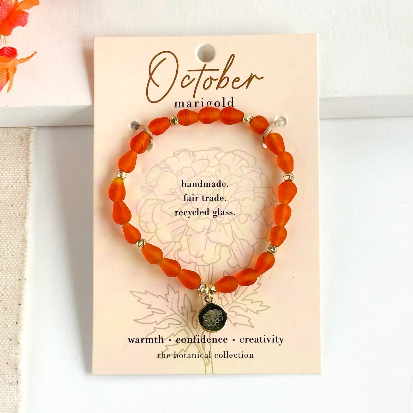 Botanical Collection Bracelet- Assorted Months- Sold Individually