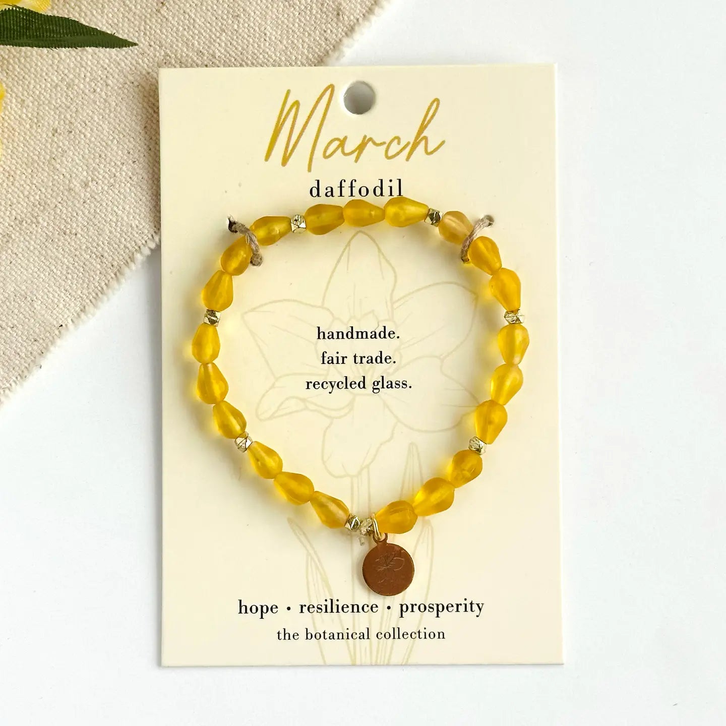 Botanical Collection Bracelet- Assorted Months- Sold Individually