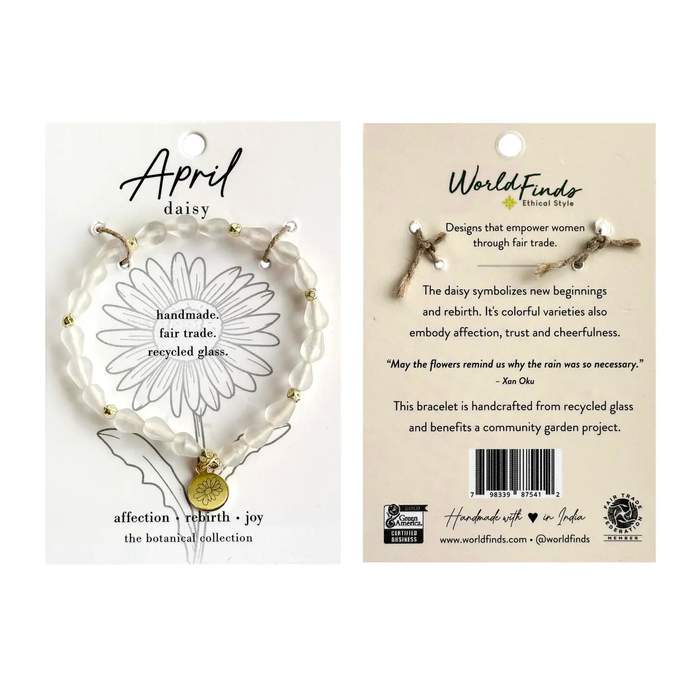Botanical Collection Bracelet- Assorted Months- Sold Individually
