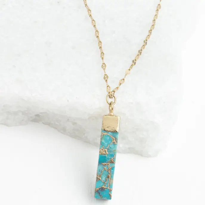 Brayden Turquoise Pendant Necklace- Assorted