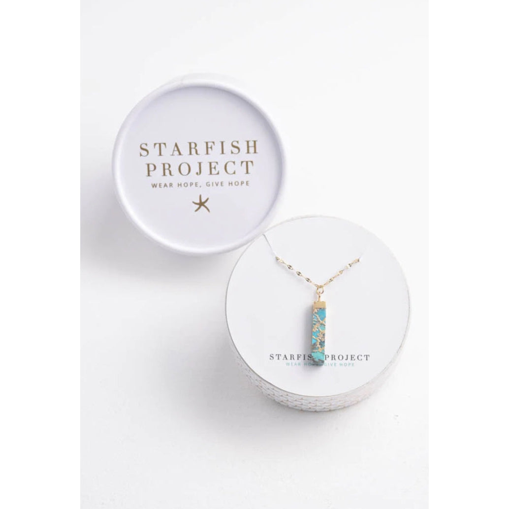 Brayden Turquoise Pendant Necklace- Assorted Colors