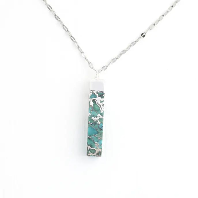 Brayden Turquoise Pendant Necklace- Assorted Colors