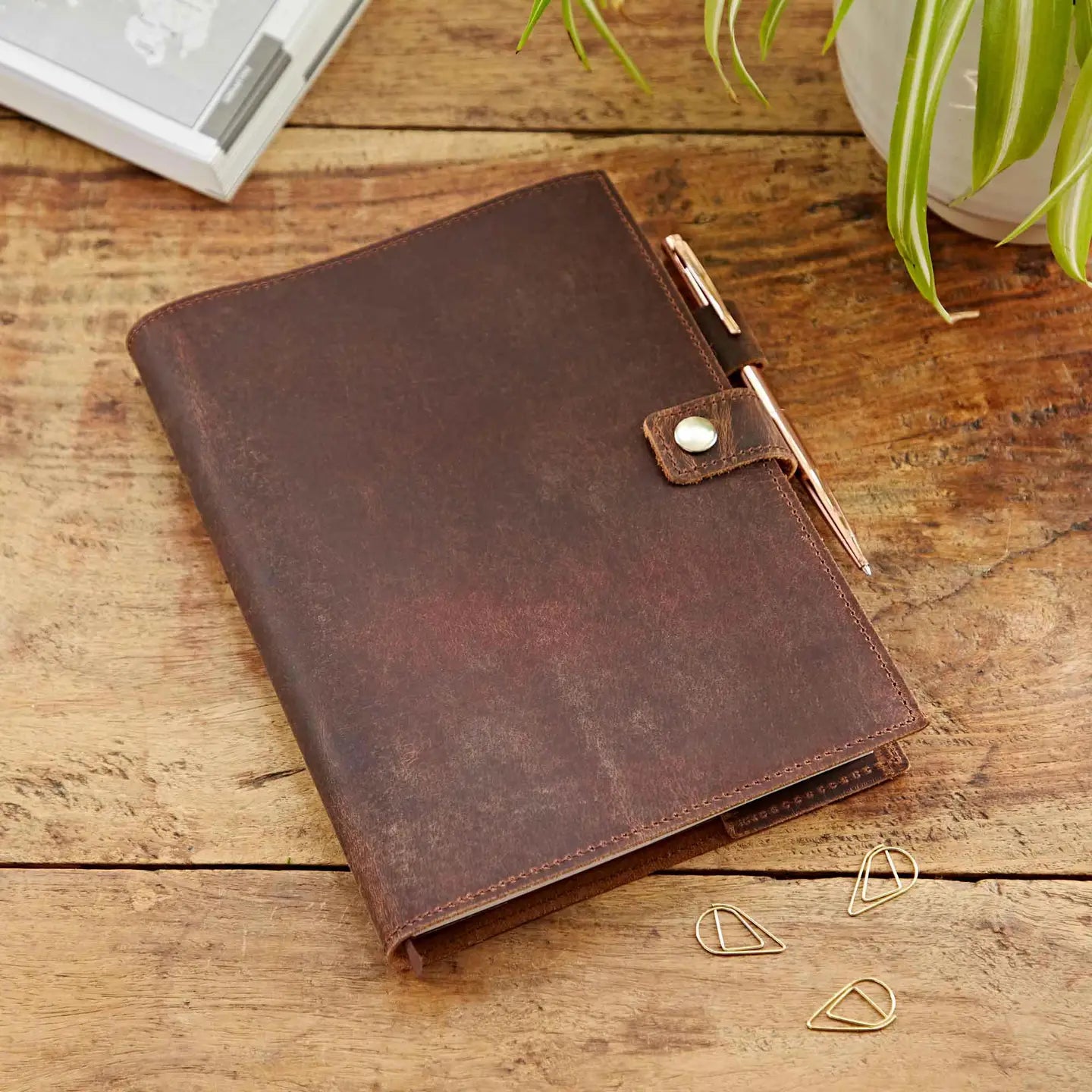 Buffalo Leather Refillable Journal- Assorted Styles