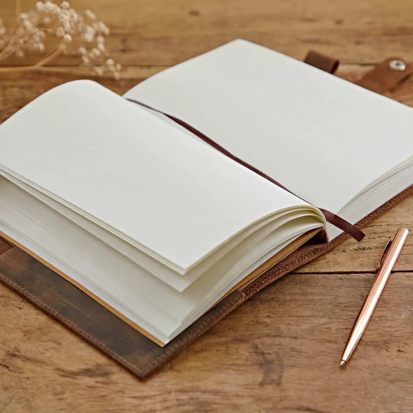 Buffalo Leather Refillable Journal- Assorted Styles