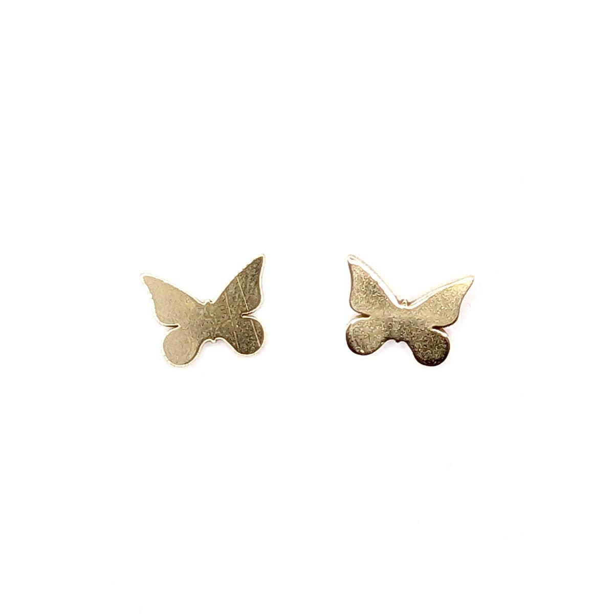 Butterfly Studs: Brass