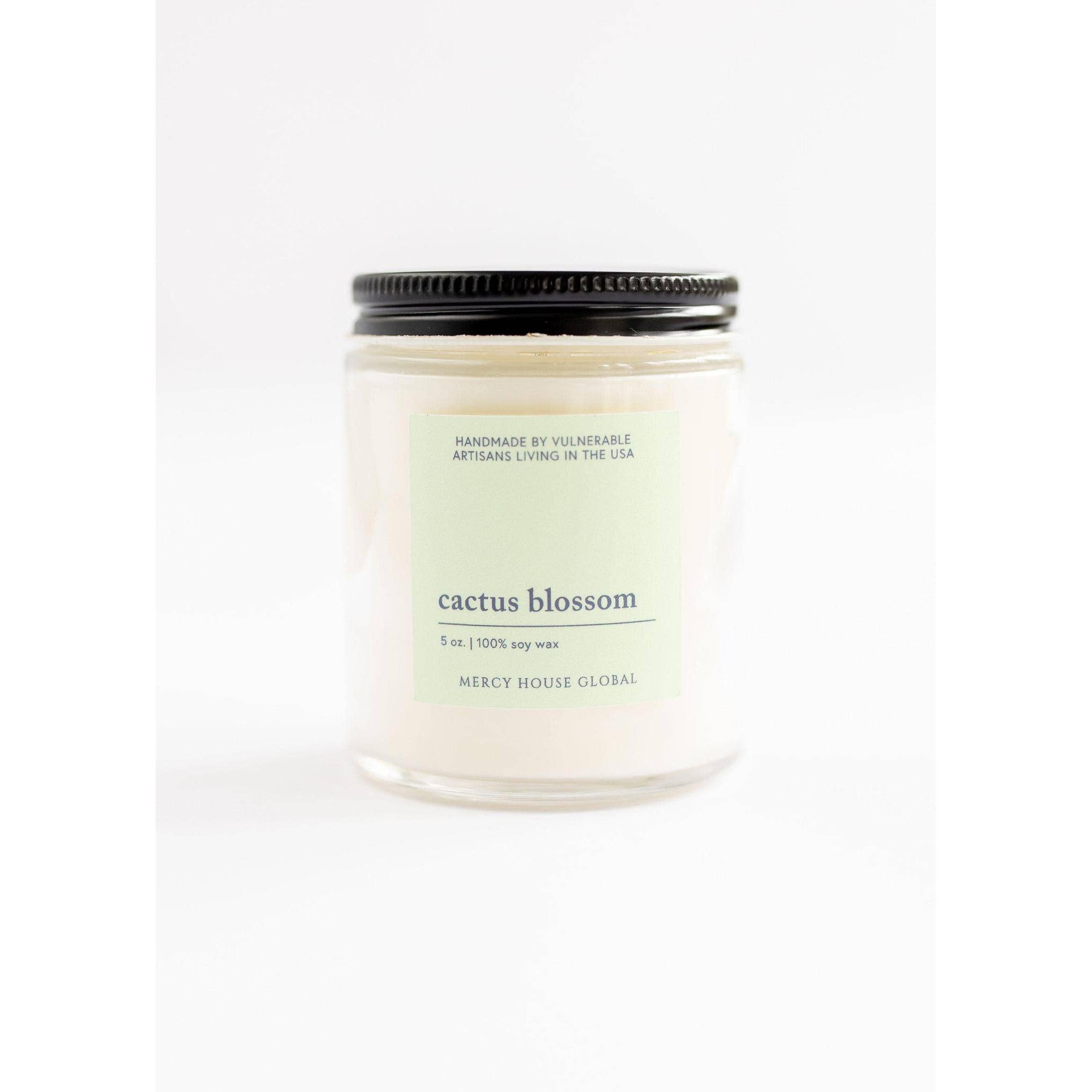 Cactus Blossom Candle- Assorted Sizes- Sold Individually