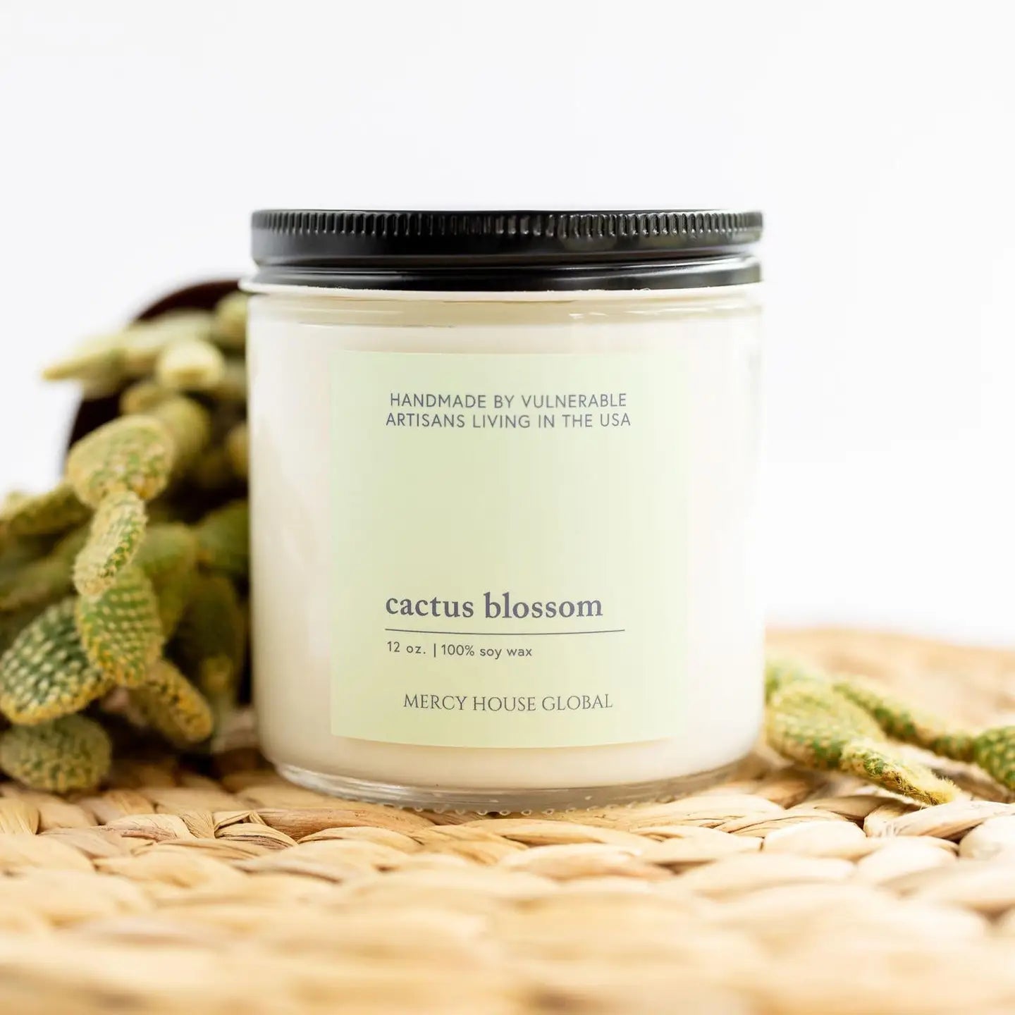 Cactus Blossom Candle- Assorted Sizes- Sold Individually