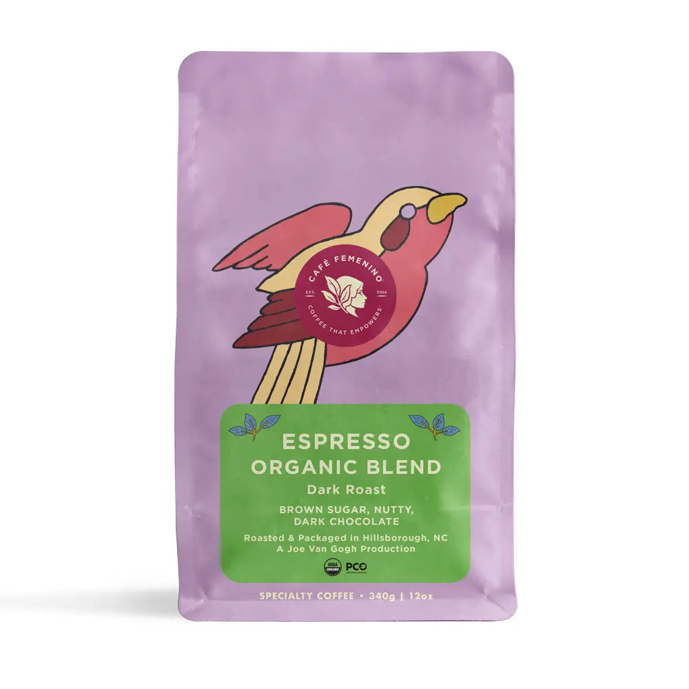 Café Femenino Organic Fair Trade Espresso Coffee