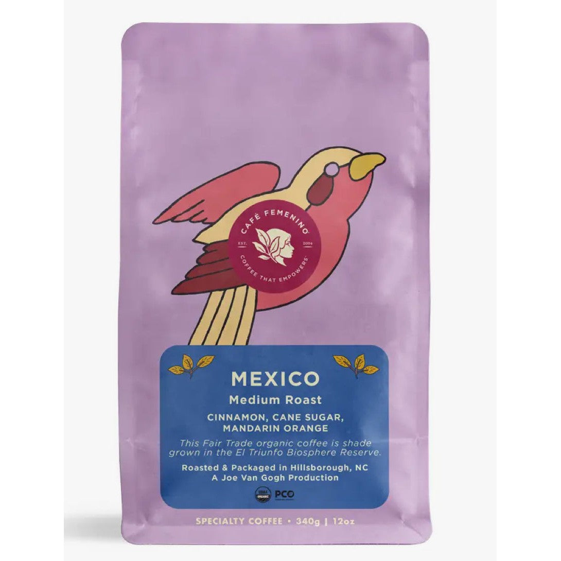 Café Femenino Organic Fair Trade Mexico Coffee