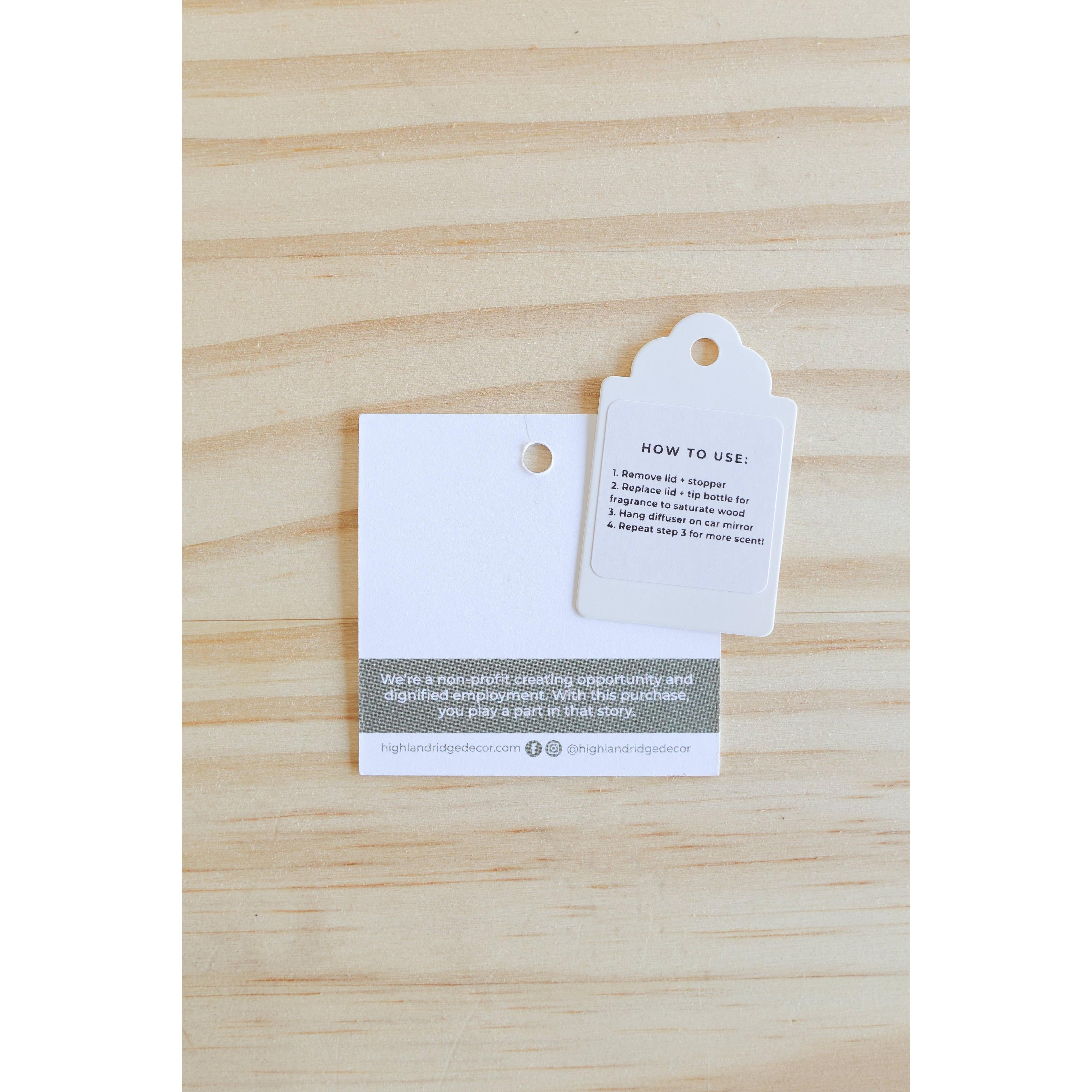 Car Diffuser- Assorted Scents- Sold Individually