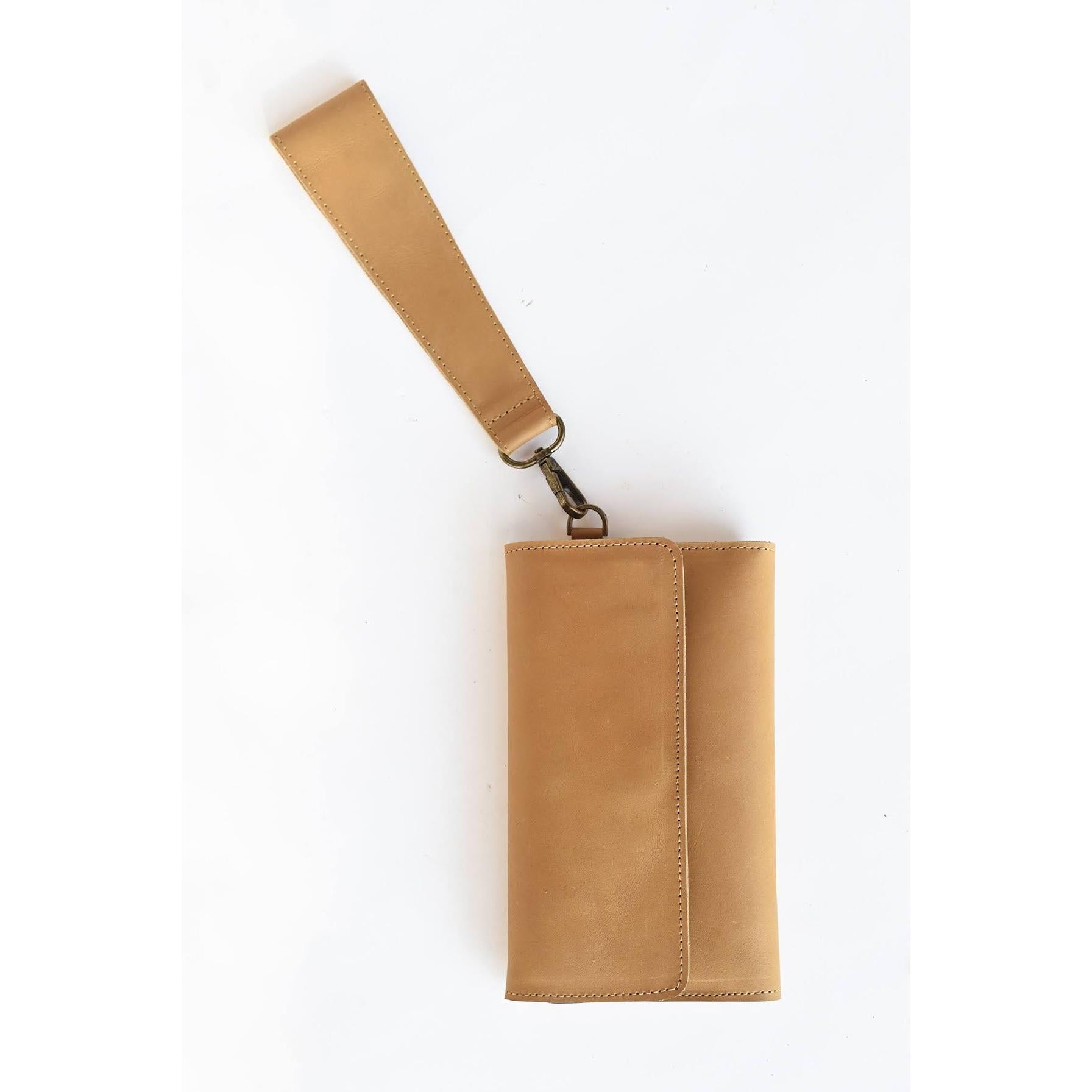 Caramel Wallet Wristlet