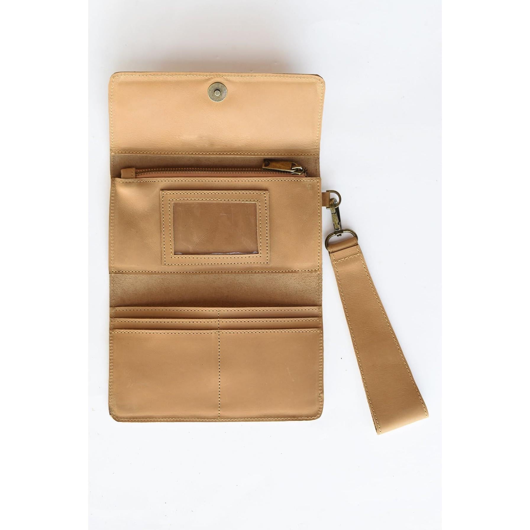 Caramel Wallet Wristlet