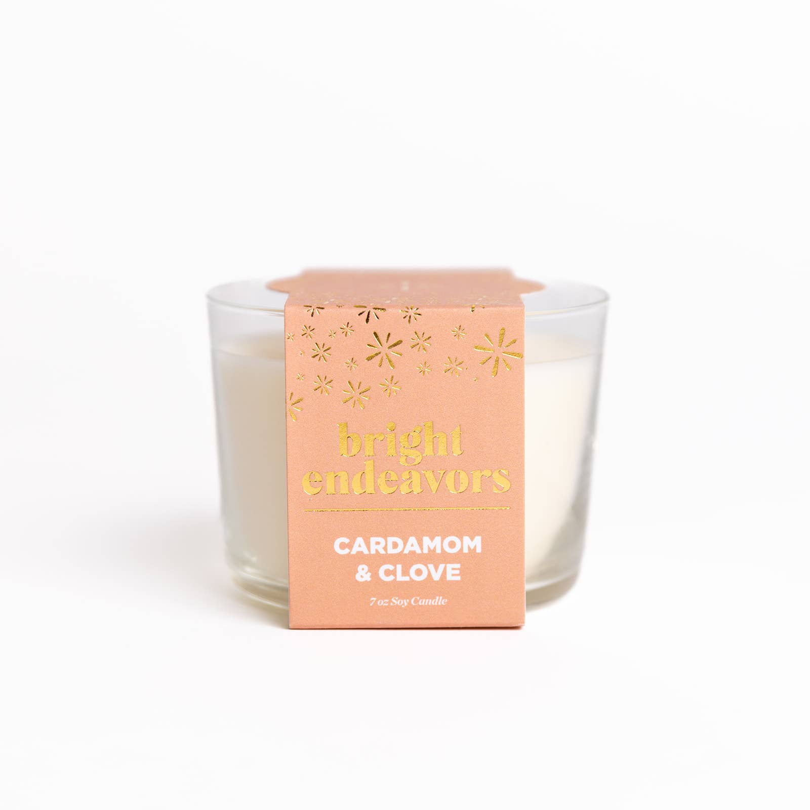 Cardamom & Clove 7oz Glass Candle