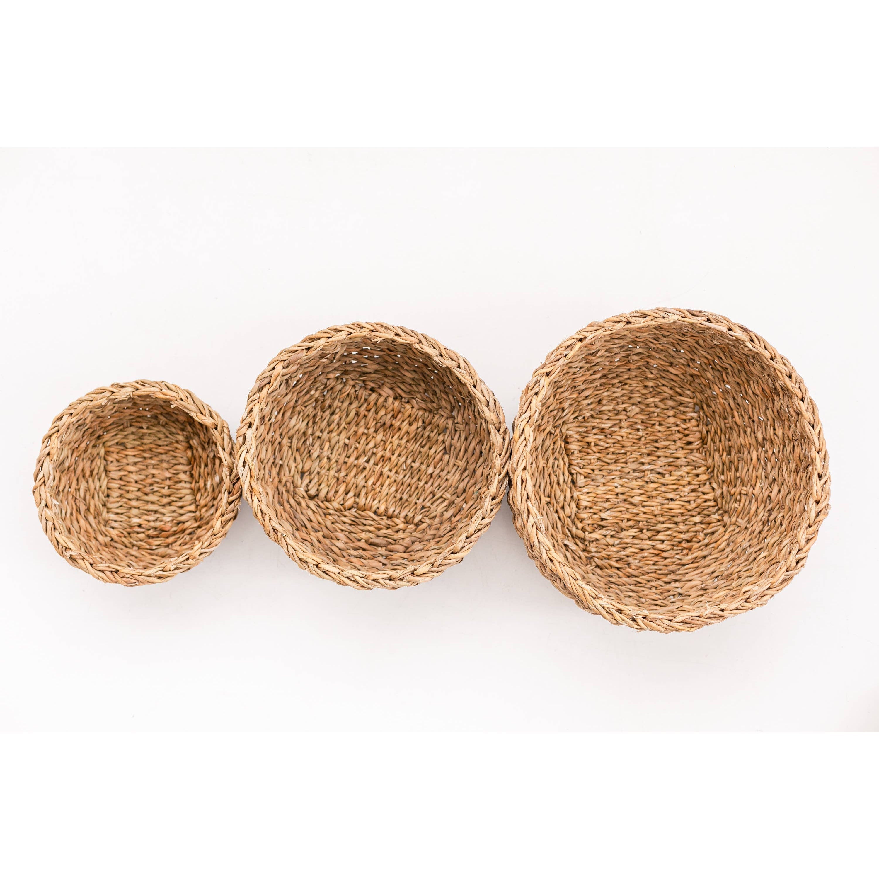 Catchall Seagrass Baskets - Sold Individually - Assorted Sizes (*Local Pickup/Local Delivery Only)