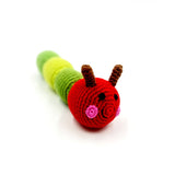 Caterpillar Rattle - Red